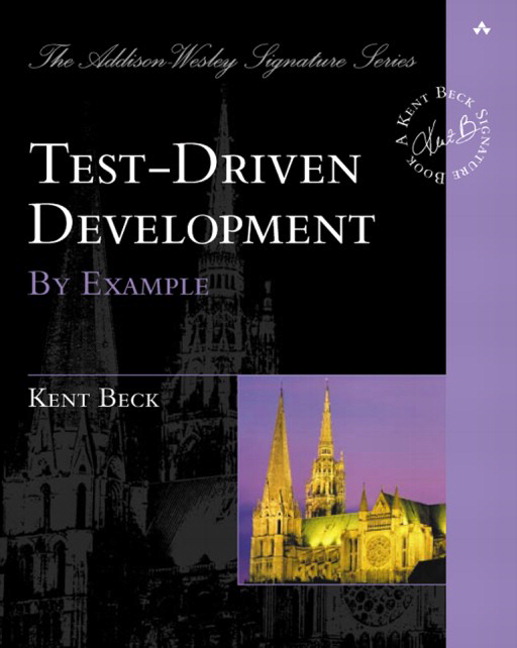 Cover of the book "TDD By Example"