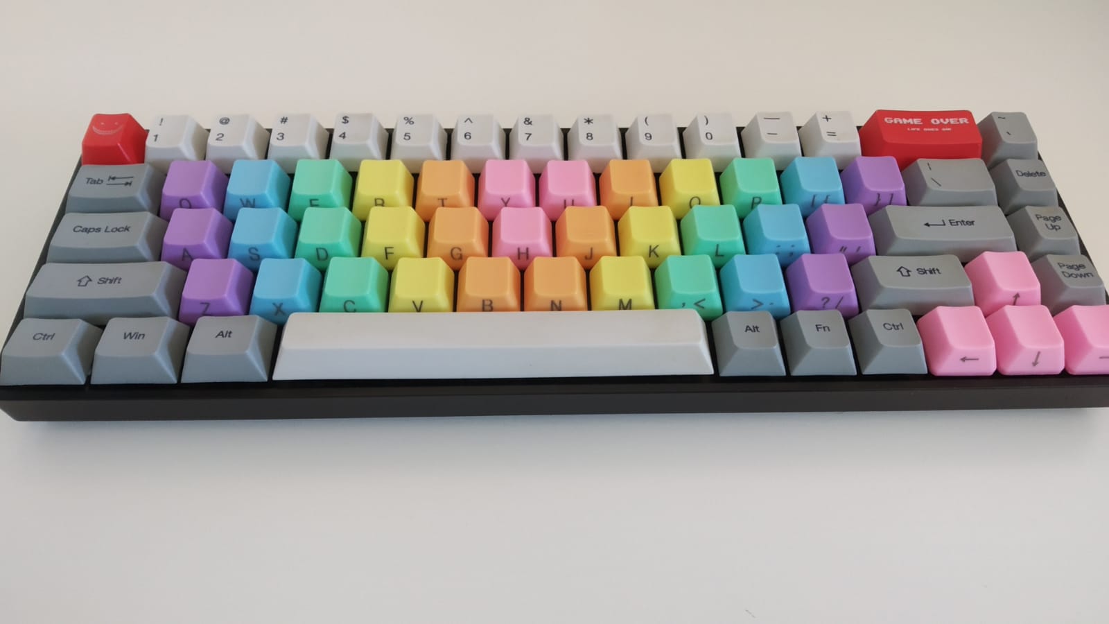 Modified AKKO 3068 - final result, key caps mark